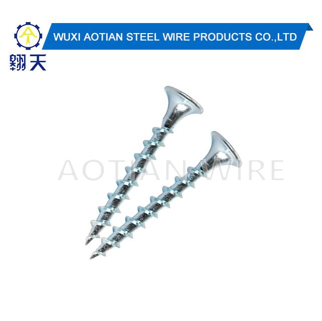 Blue Zinc Plated Bugle Head Screw